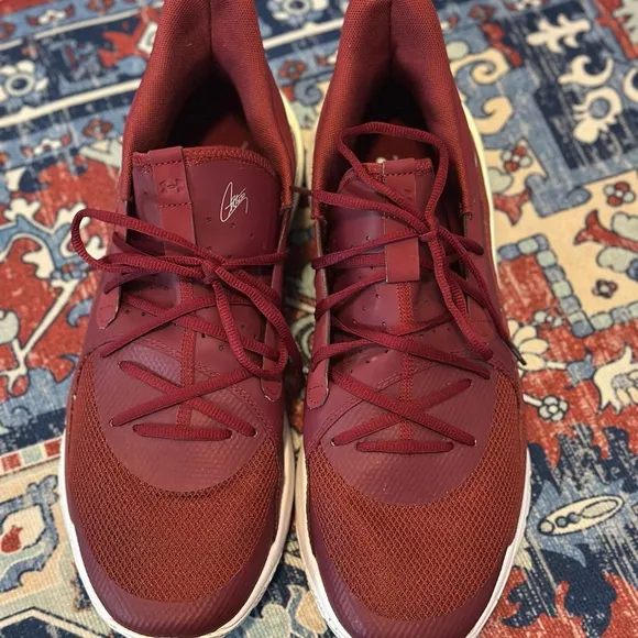 Under Armour Team Curry Unisex Red Athletic Shoes Men’s Size 14 Women’s 15.5