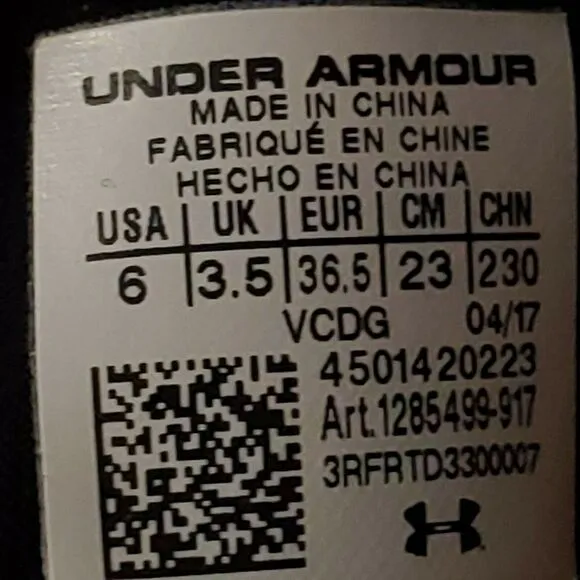 Under Armour UA Fat Tire 2 Women's Trail Running Shoes Size 6 Purple 1285499-917