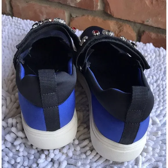 VANELi Oldys Embellished Colorblock Sneaker Navy Gems 7 N Narrow mary jane shoes
