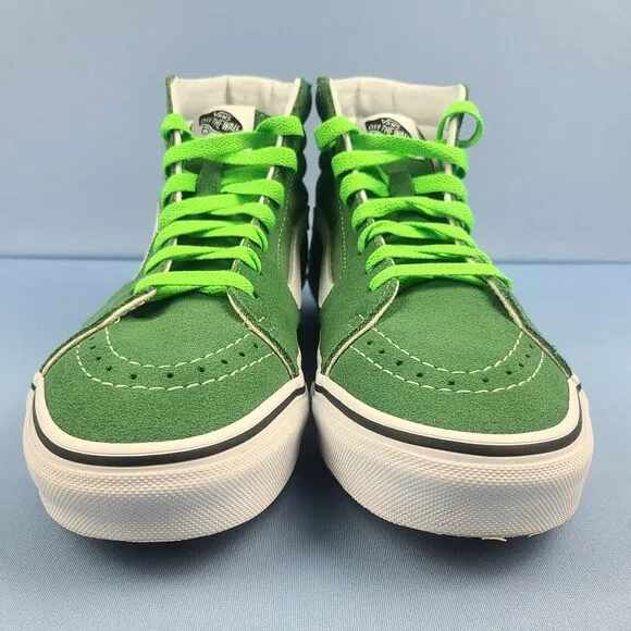Vans Sk8-Hi Mens Size 7 Canvas Suede Skate Shoes Sneakers Deep Green VN0A38GEUKV