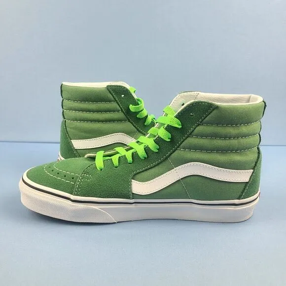 Vans Sk8-Hi Mens Size 7 Canvas Suede Skate Shoes Sneakers Deep Green VN0A38GEUKV