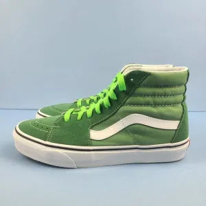 Vans Sk8-Hi Mens Size 7 Canvas Suede Skate Shoes Sneakers Deep Green VN0A38GEUKV