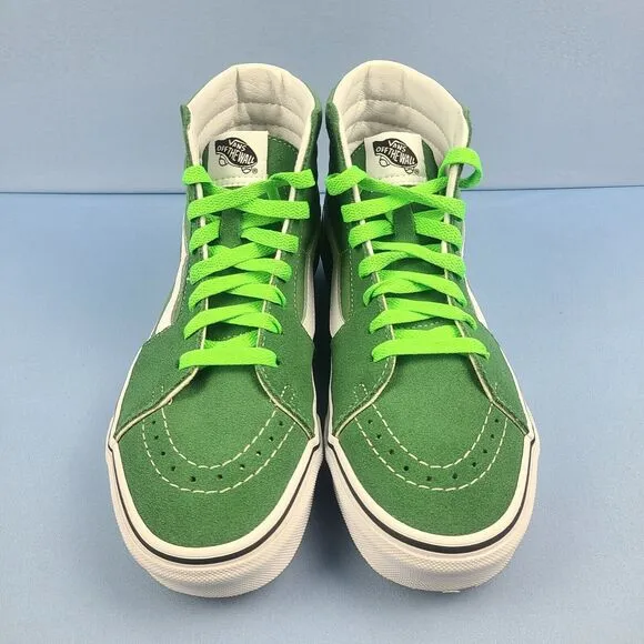 Vans Sk8-Hi Mens Size 7 Canvas Suede Skate Shoes Sneakers Deep Green VN0A38GEUKV