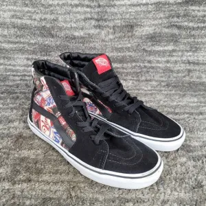VANS Sk8-Hi‎ Vintage Skateboarding Brewer Ale Beer Label Mens 8 Womens 9.5