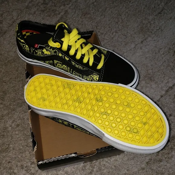 Vans x Spongebob &quot;Skate Old Skool&quot; Sneakers (Gigliotti) Classic Skate Shoes