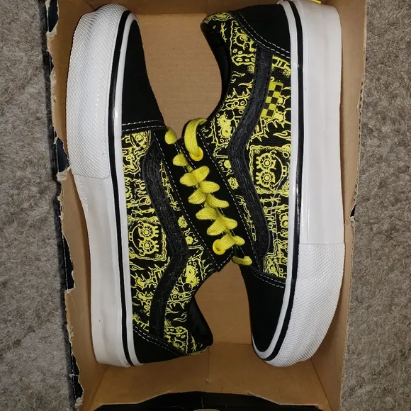 Vans x Spongebob &quot;Skate Old Skool&quot; Sneakers (Gigliotti) Classic Skate Shoes
