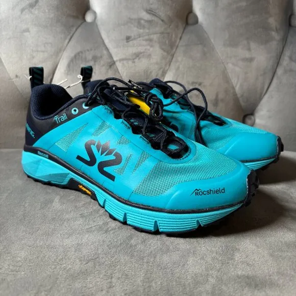 Vibram Salming‎ Trail 6 Trail Blue Running Shoes Size 6.5 NEW