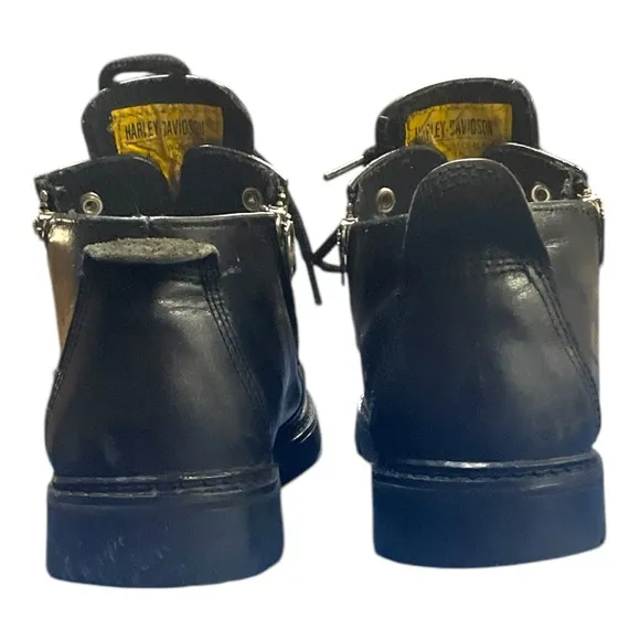 Vintage Harley-Davidson Shoes Black Leather Women's Size 7