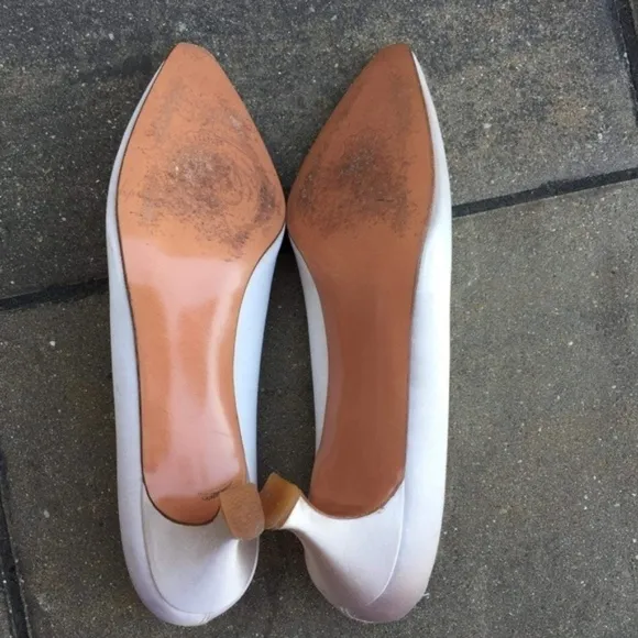 Vintage Stuart Weizmann Low Heel Point Court Shoes