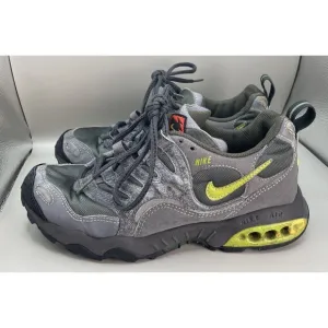 VTG 1997 OG Nike Terra Humara Womens 8 Gray Green Off Road Trial Running 605076