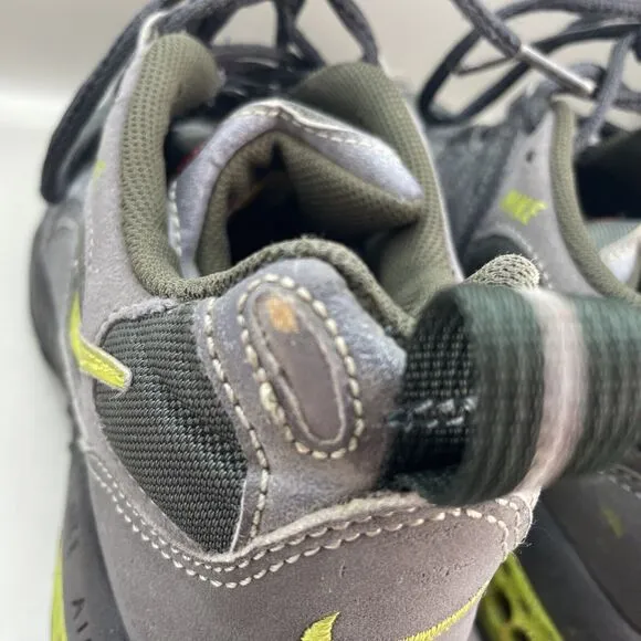 VTG 1997 OG Nike Terra Humara Womens 8 Gray Green Off Road Trial Running 605076