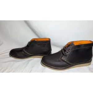 Wolverine Mens Julian Plain Chukka Boot Dark Brown Lace Up Performance Shoes 7M