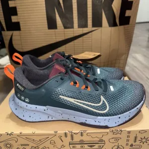 Women Nike Juniper Trail 2 GTX V2 Running Shoes Size 7 Green Grey HM9725 300