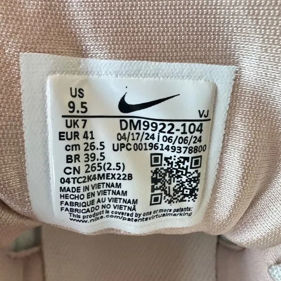 ⭐Women Shoes Sz 9.5 Nike Air Max 90 Futura Barley Rose Pink Sneakers DM9922-104