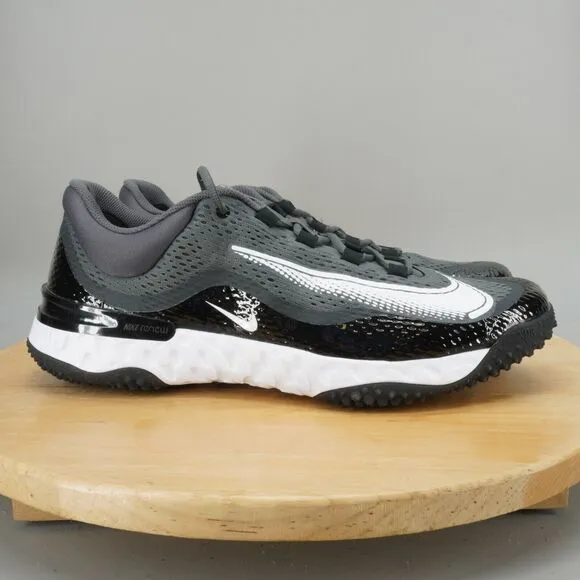Womens 10 / Mens 8.5 - Nike Alpha Huarache Elite 4 Turf Baseball Shoes Black NEW