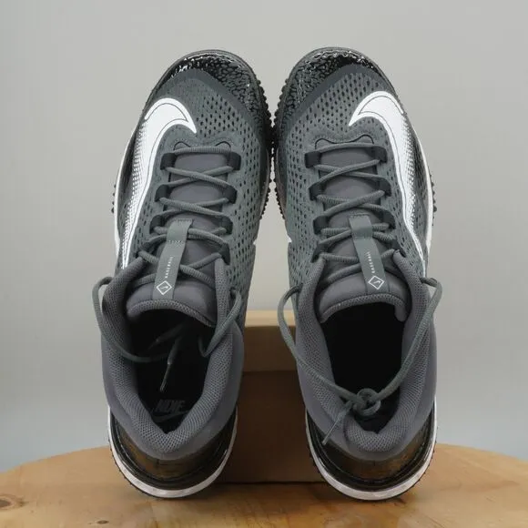 Womens 10 / Mens 8.5 - Nike Alpha Huarache Elite 4 Turf Baseball Shoes Black NEW