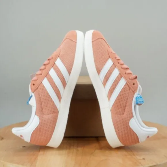 Womens 6 / Mens 5 - Adidas Gazelle Shoes Wonder Clay White Casual Sneakers NEW