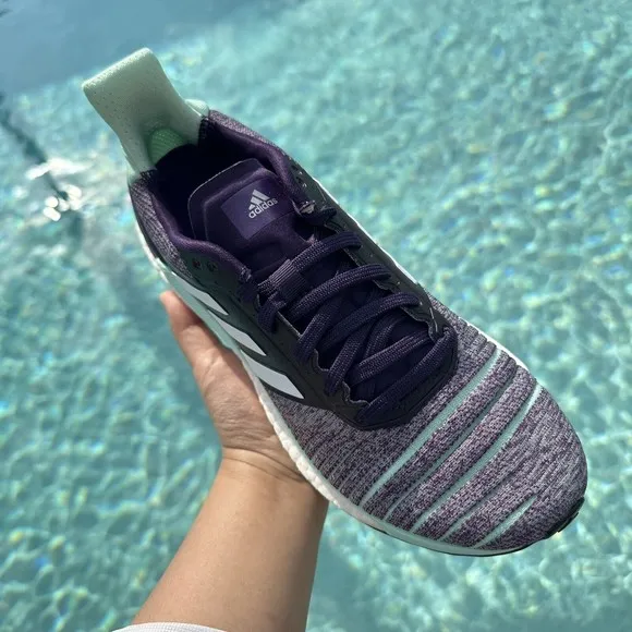 WOMEN'S adidas Solar Glide Grey Clear Mint Running Shoes D97447