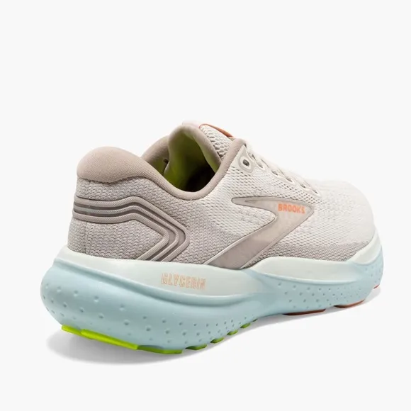 Women’s BROOKS Glycerin 21 Running shoes- Coconut/Aqua/Autumn Sunset. Size 5.5