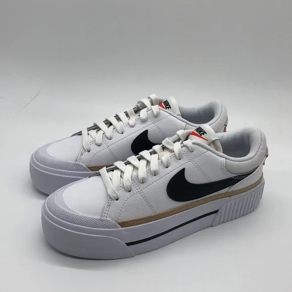 Women’s Nike Court Legacy Lift Low White DM7590-100 USED Mark inside Sz 11