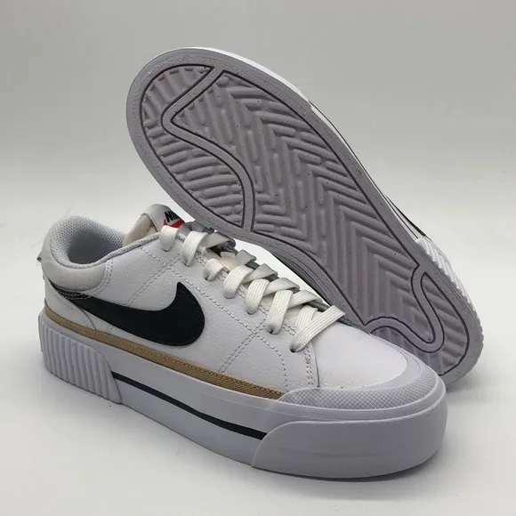 Women’s Nike Court Legacy Lift Low White DM7590-100 USED Mark inside Sz 11