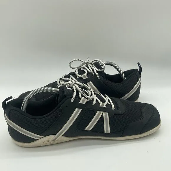 Womens Size 11 Xoro PRIO Black White Barefoot Athletic Road Running Shoes
