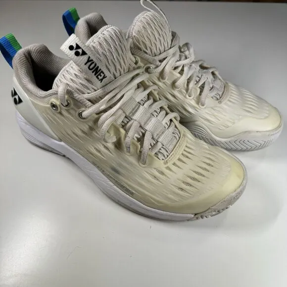 Yonex Eclipsion 3 Tennis Shoes 75th Anniversary, Size 7 Men’s/8.5 Women’s White
