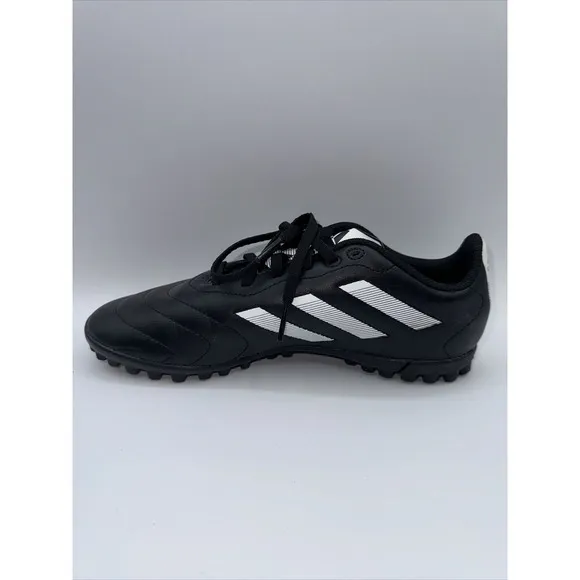 Youth Size 5 ADIDAS GOLETTO VIII TF J CORE BLACK/WHITE TURF SOCCER SHOES GY5781