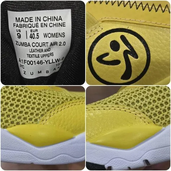 🖤Zumba Court Air 2.0 Shoes (F002)-Size 9 for Women